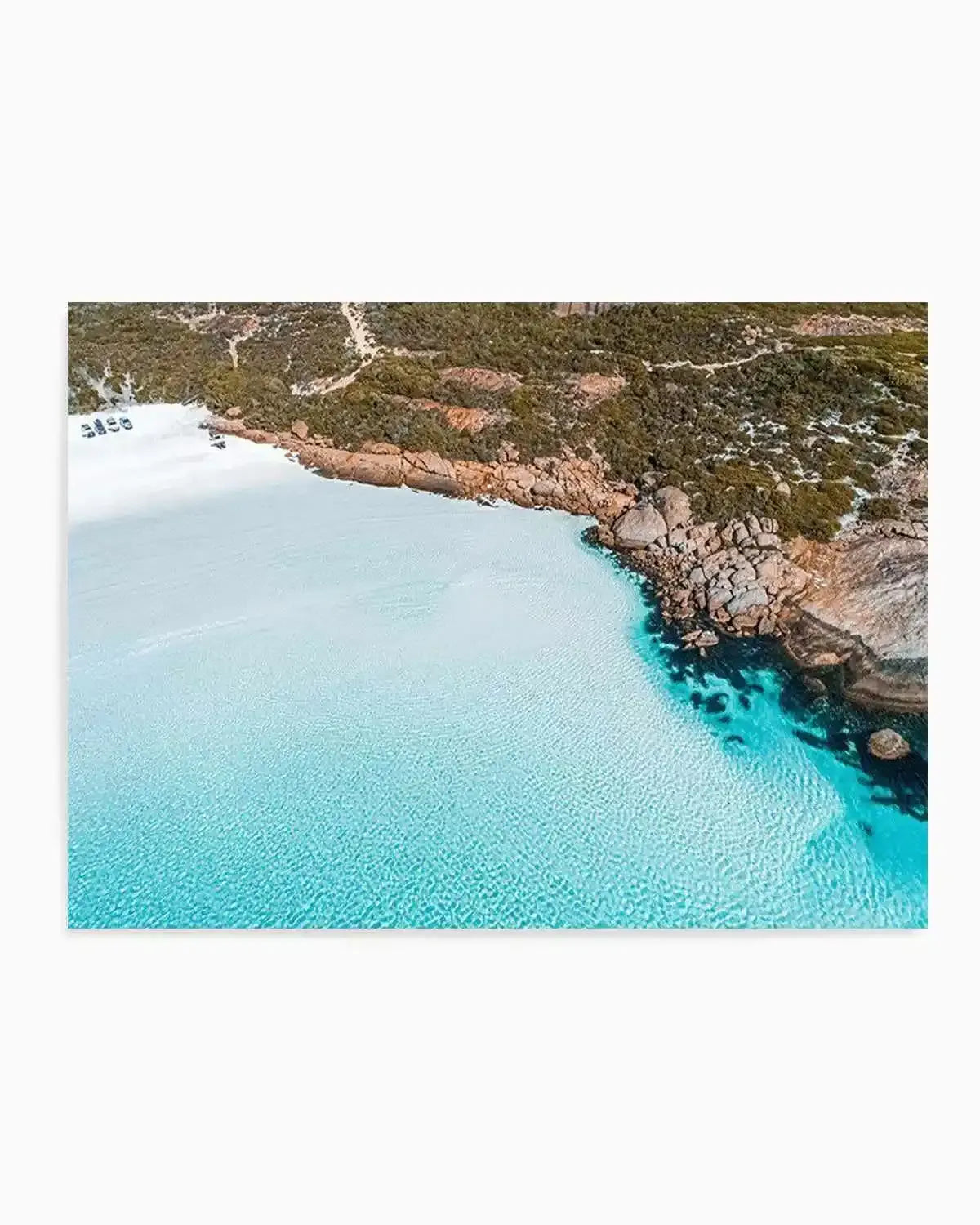 Crystal Waters Wharton Beach | Aerial Photo Wall Art Print from Olive et Oriel where you can shop wallpaper and artworks online