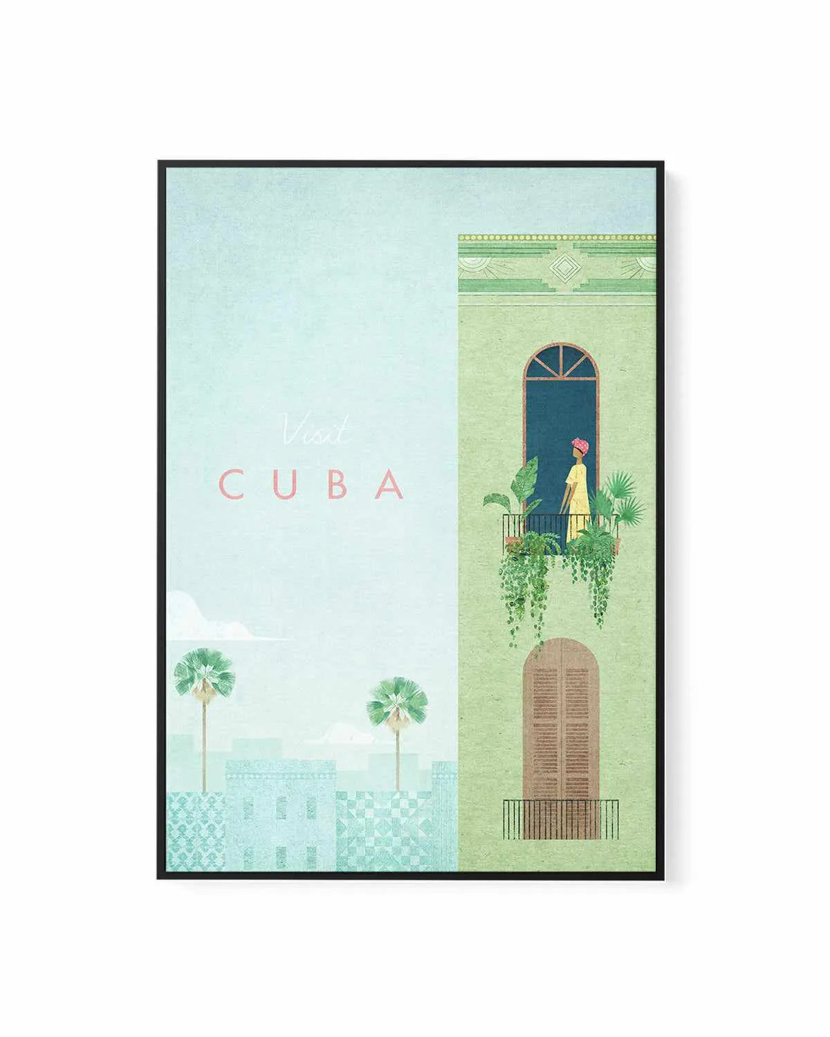 Cuba by Henry Rivers | Framed Canvas Art Print from Olive et Oriel where you can shop wallpaper and artworks online