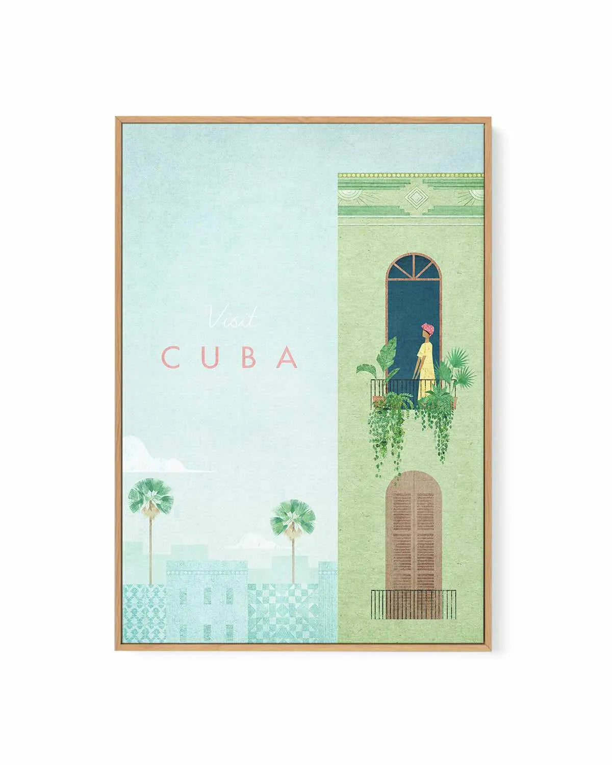 Cuba by Henry Rivers | Framed Canvas Art Print from Olive et Oriel where you can shop wallpaper and artworks online