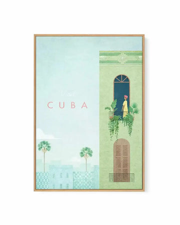 Cuba by Henry Rivers | Framed Canvas Art Print from Olive et Oriel where you can shop wallpaper and artworks online