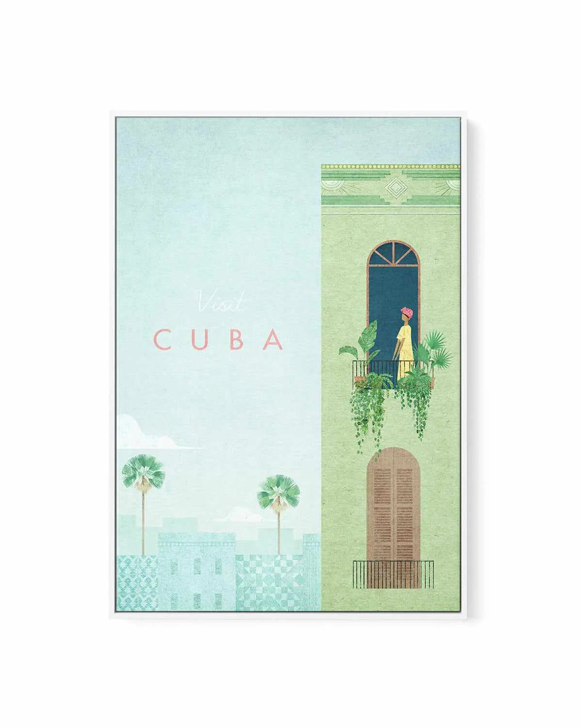 Cuba by Henry Rivers | Framed Canvas Art Print from Olive et Oriel where you can shop wallpaper and artworks online