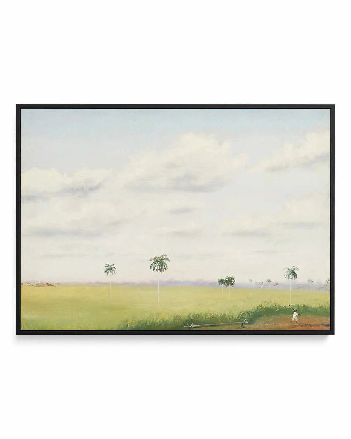 Cuban Farmer Vintage Painting | Framed Canvas Art Print from Olive et Oriel where you can shop wallpaper and artworks online