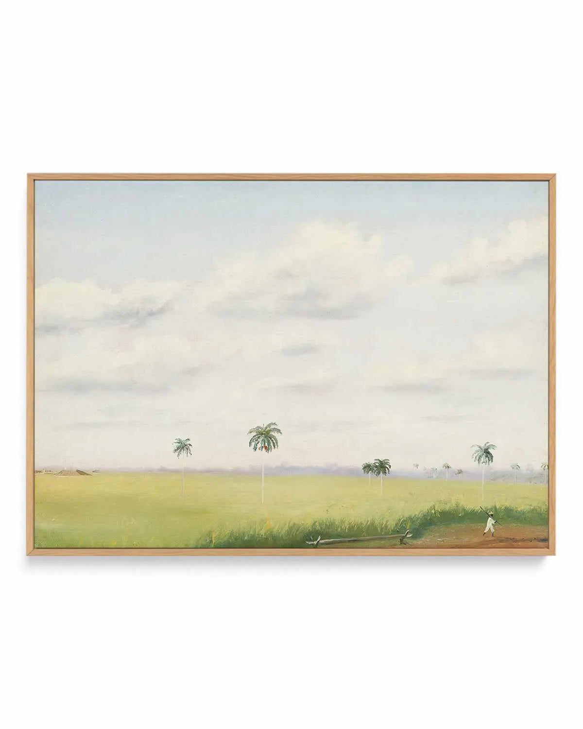 Cuban Farmer Vintage Painting | Framed Canvas Art Print from Olive et Oriel where you can shop wallpaper and artworks online