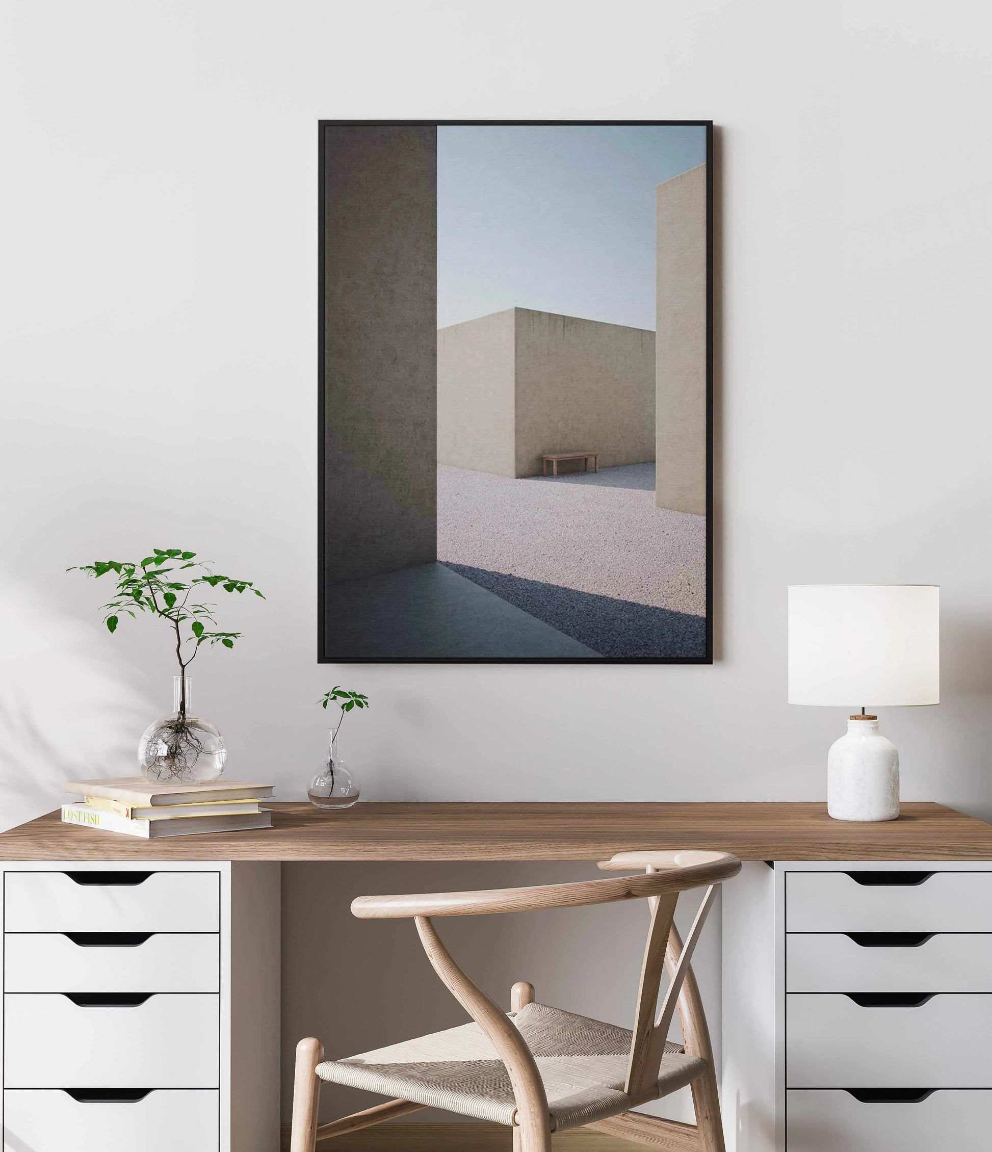 Cuben by Guachinarte | Framed Canvas Art Print from Olive et Oriel where you can shop wallpaper and artworks online