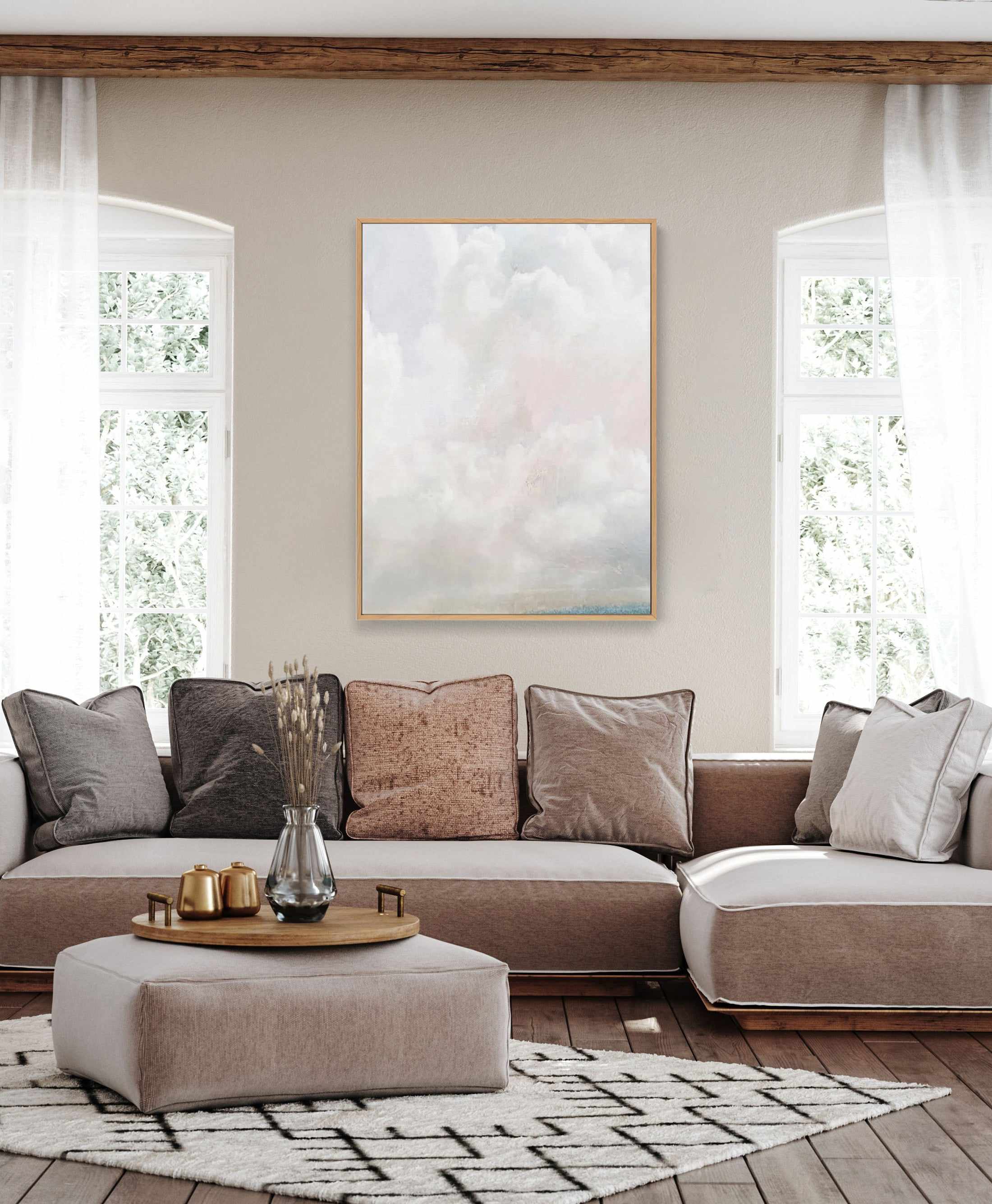 Cumulus | PT Framed Canvas Art Print