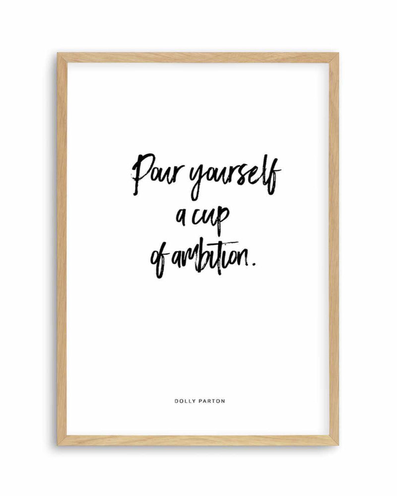 Cup Of Ambition Art Print
