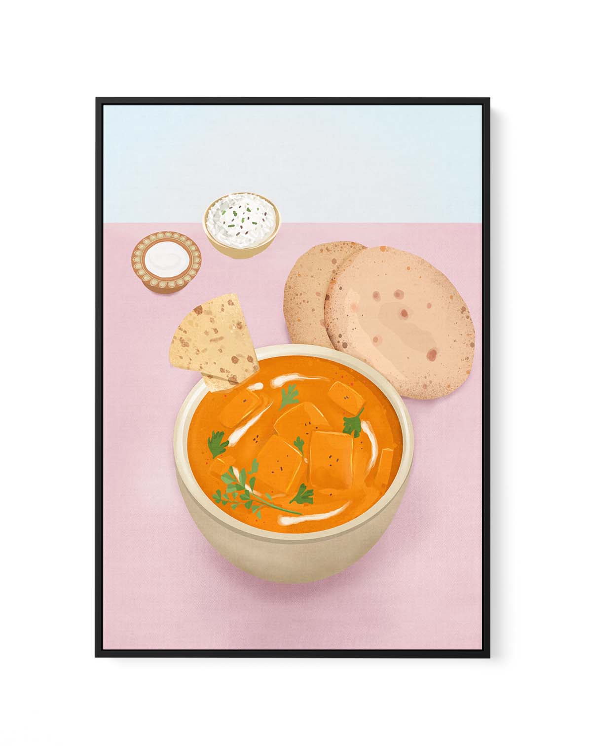 Curry By Petra Lizde | Framed Canvas Art Print