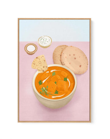 Curry By Petra Lizde | Framed Canvas Art Print from Olive et Oriel where you can shop wallpaper and artworks online