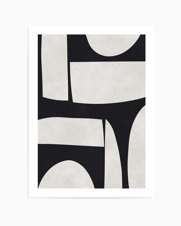 Curved Shapes 2 | Art Print from Olive et Oriel where you can shop wallpaper and artworks online