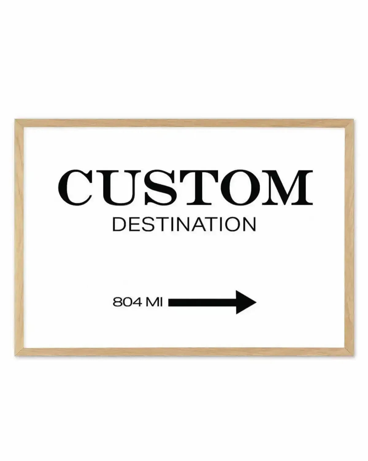 Custom Destination Poster | Personalise Me! Art Print from Olive et Oriel where you can shop wallpaper and artworks online