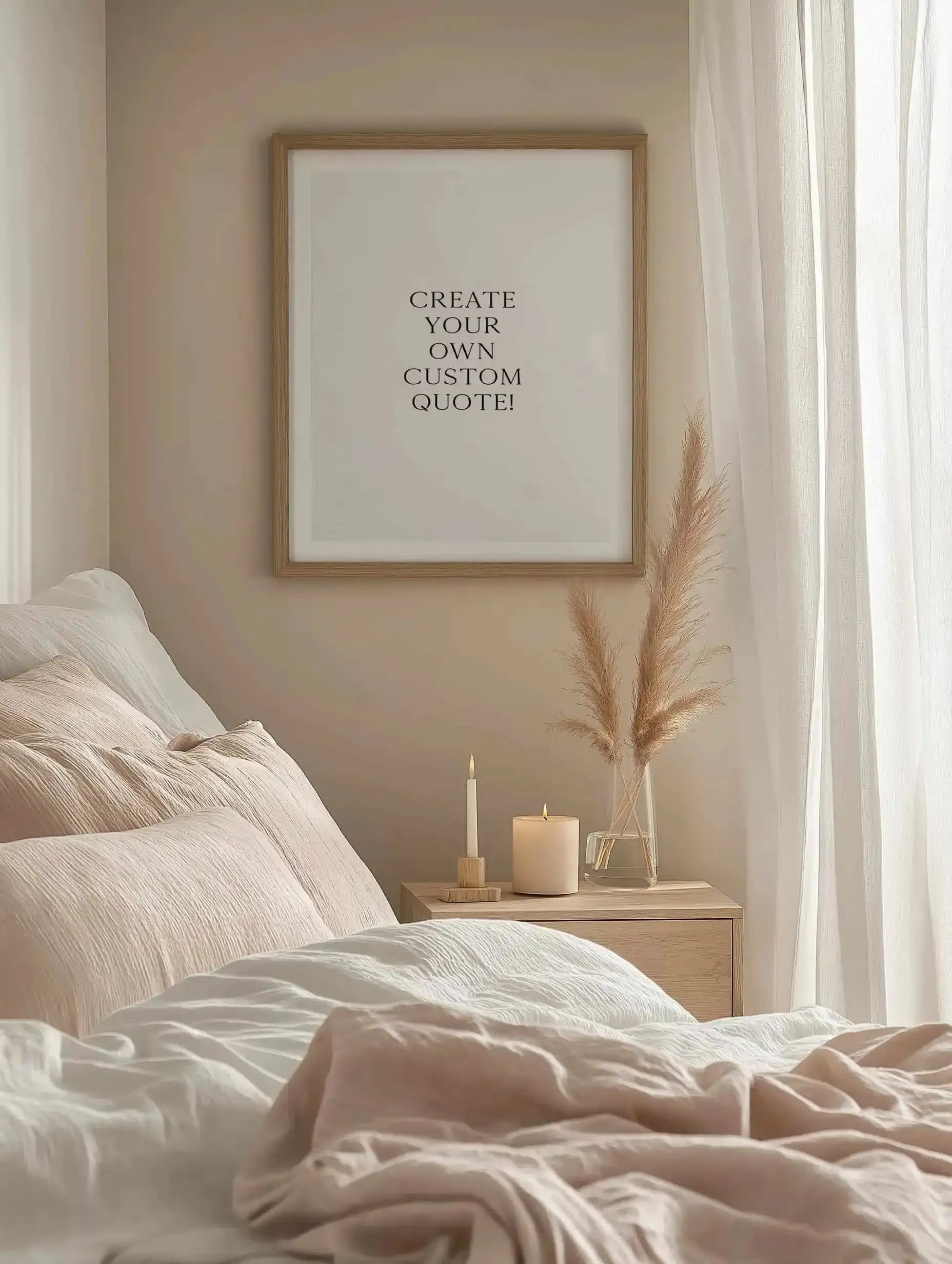 Custom Quote | Personalise Me! Art Print from Olive et Oriel where you can shop wallpaper and artworks online