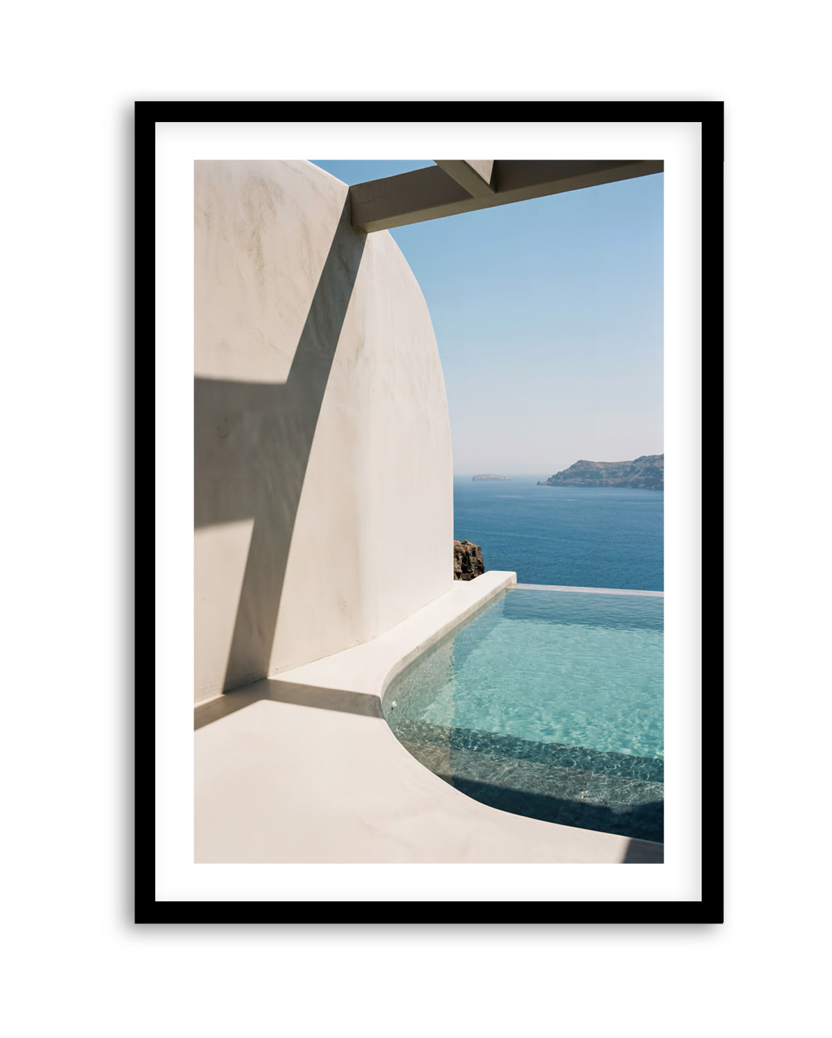 Cycladic Coastal Escape | Art Print