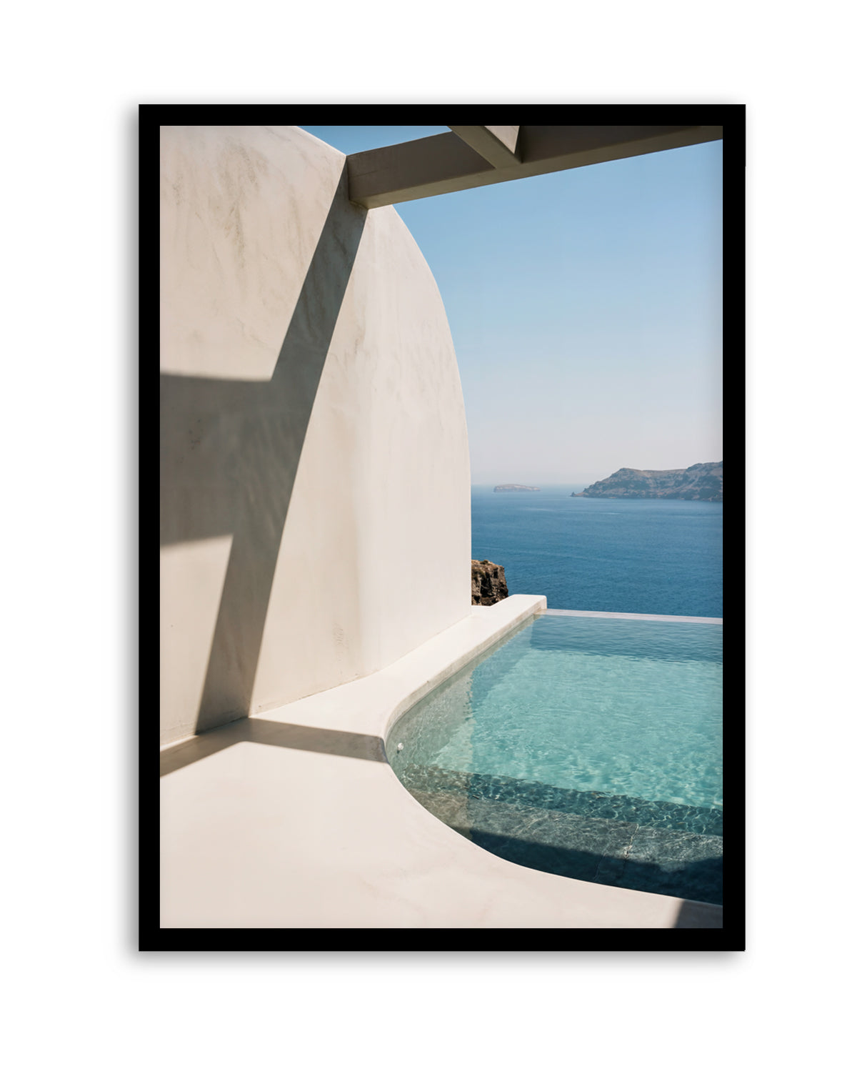 Cycladic Coastal Escape | Art Print