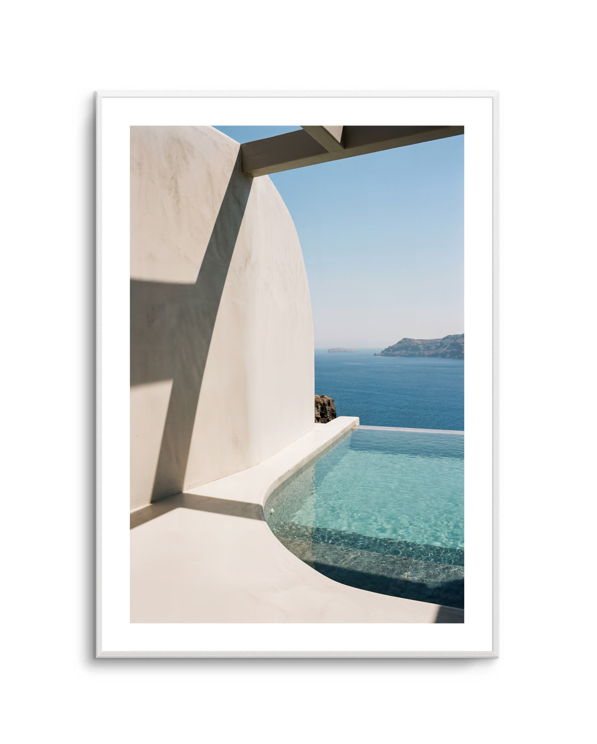 Cycladic Coastal Escape | Art Print