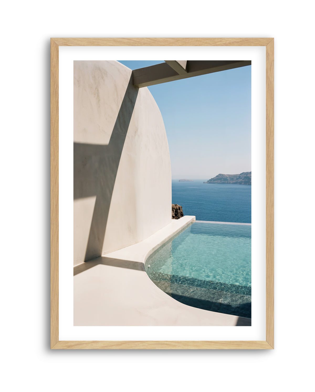 Cycladic Coastal Escape | Art Print