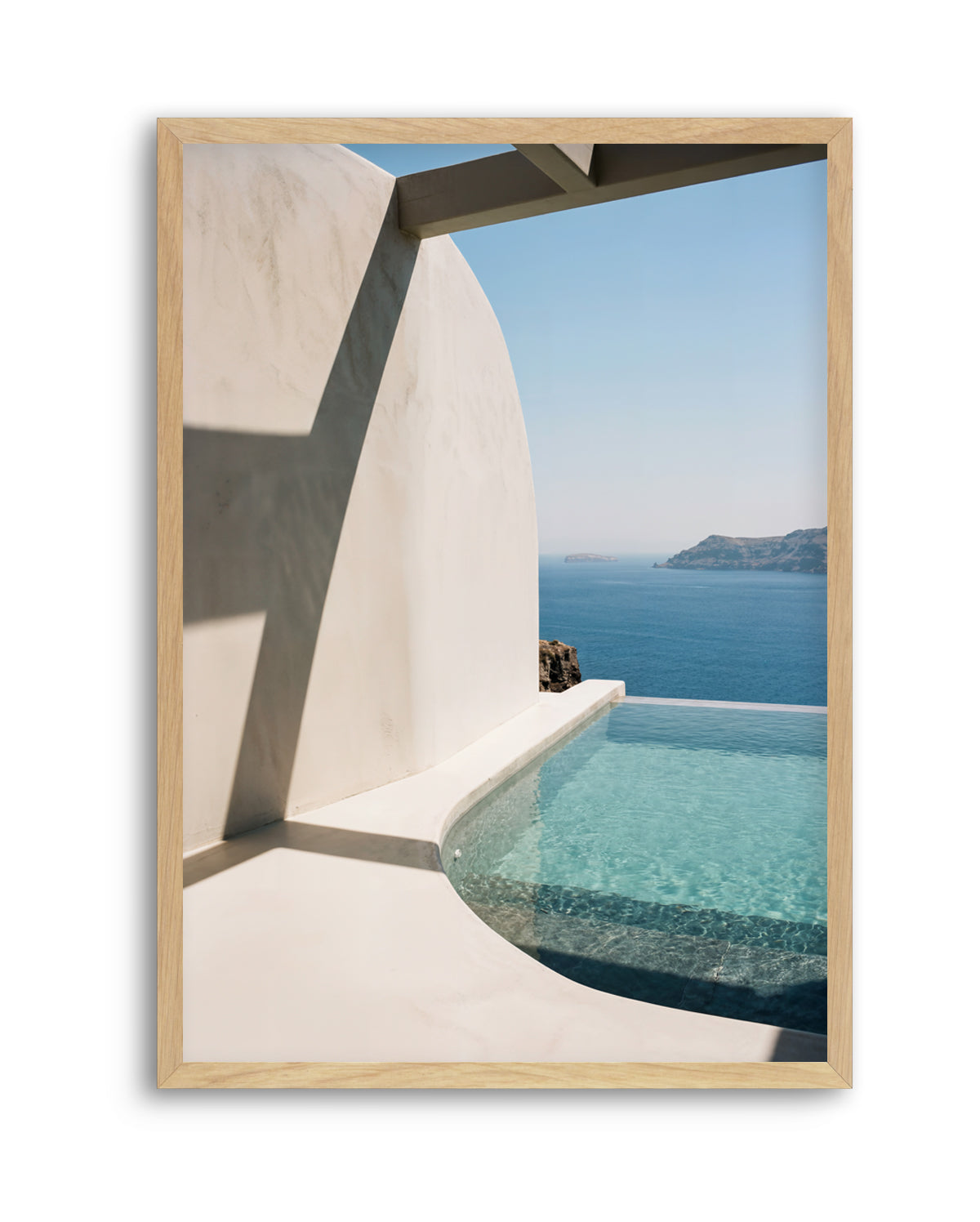 Cycladic Coastal Escape | Art Print