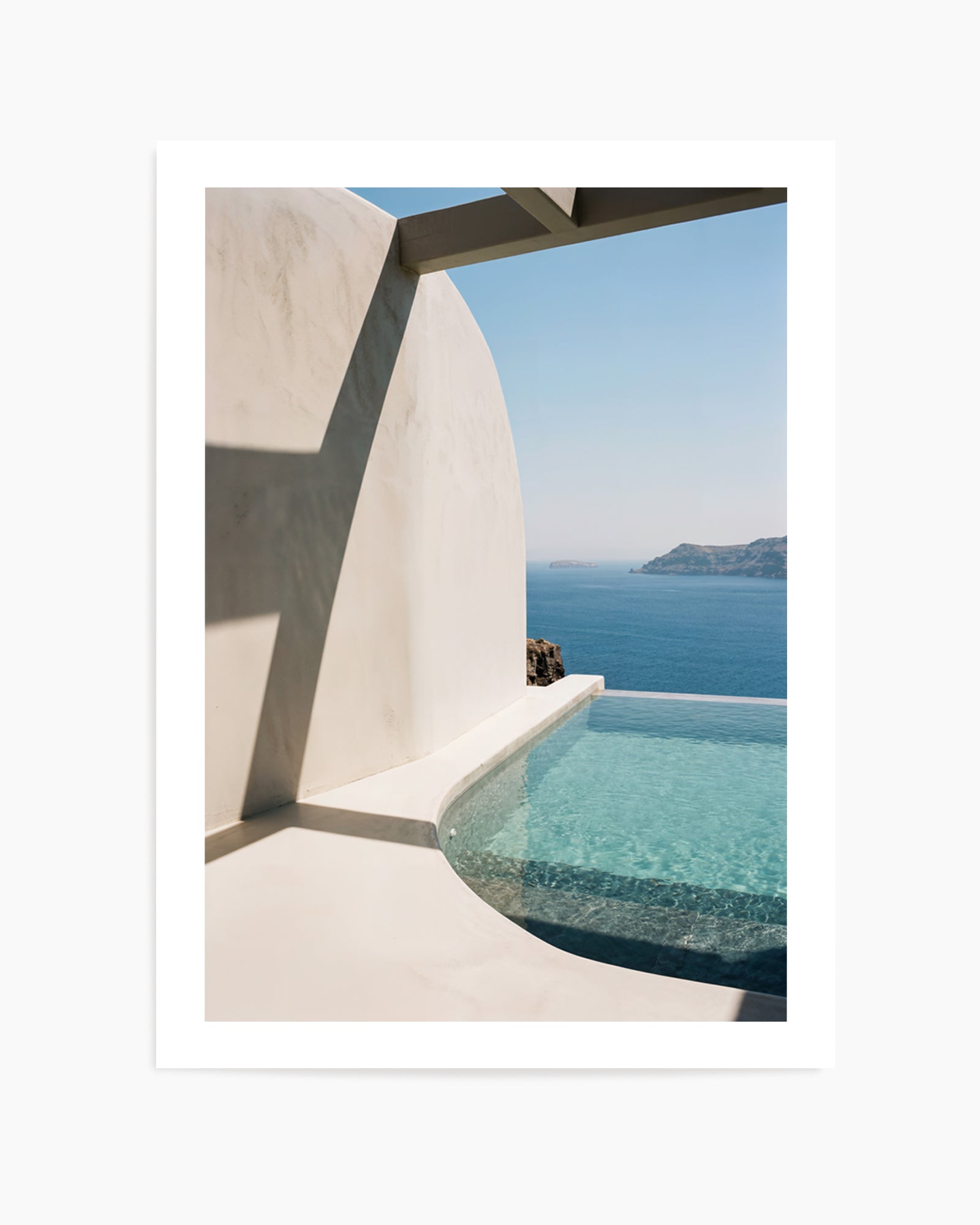 Cycladic Coastal Escape | Art Print