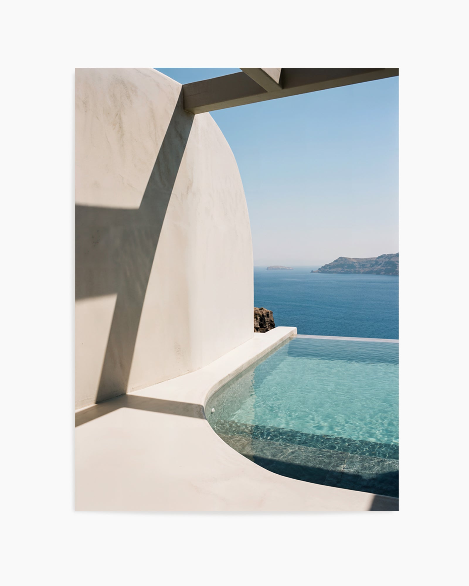 Cycladic Coastal Escape | Art Print