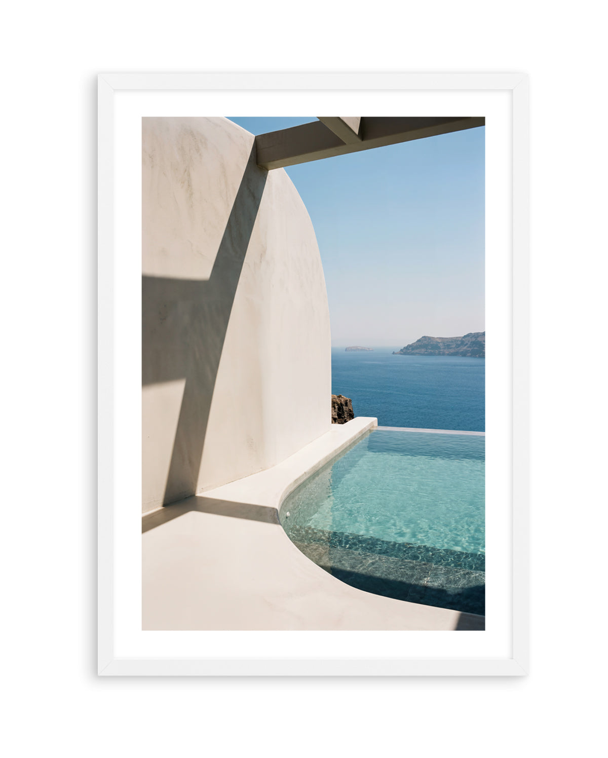 Cycladic Coastal Escape | Art Print