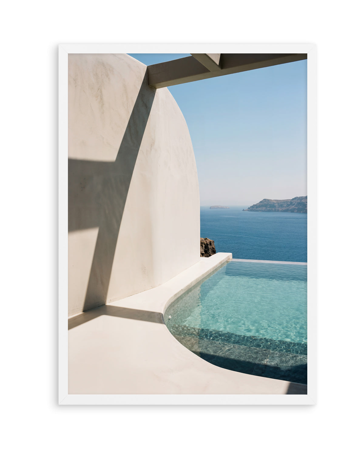 Cycladic Coastal Escape | Art Print