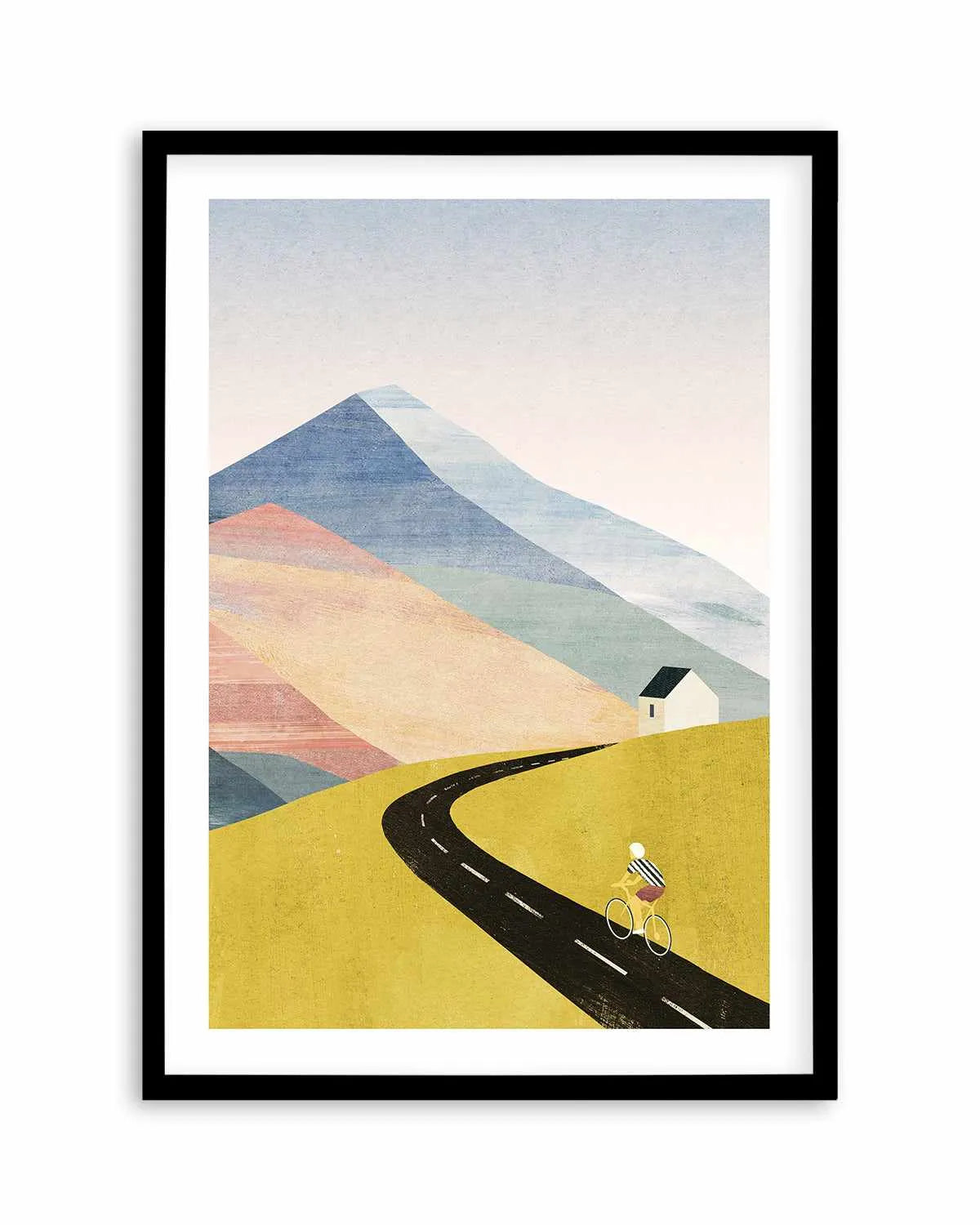 Cycling Home by Henry Rivers Art Print from Olive et Oriel where you can shop wallpaper and artworks online