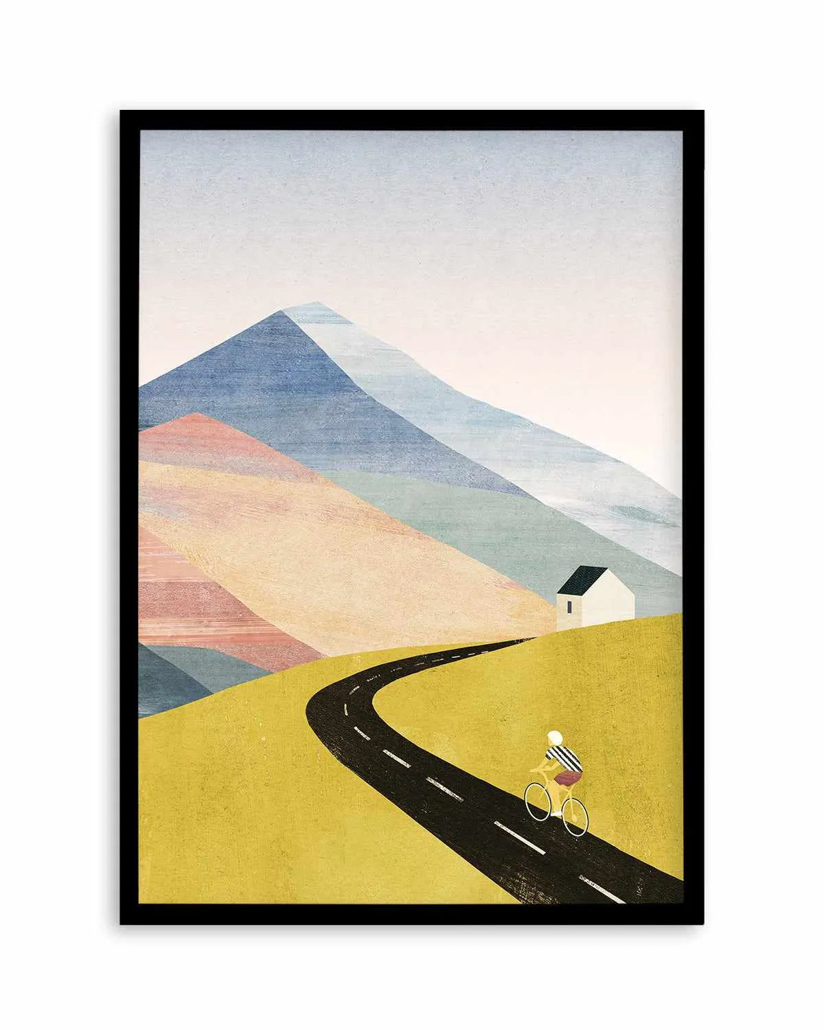 Cycling Home by Henry Rivers Art Print from Olive et Oriel where you can shop wallpaper and artworks online