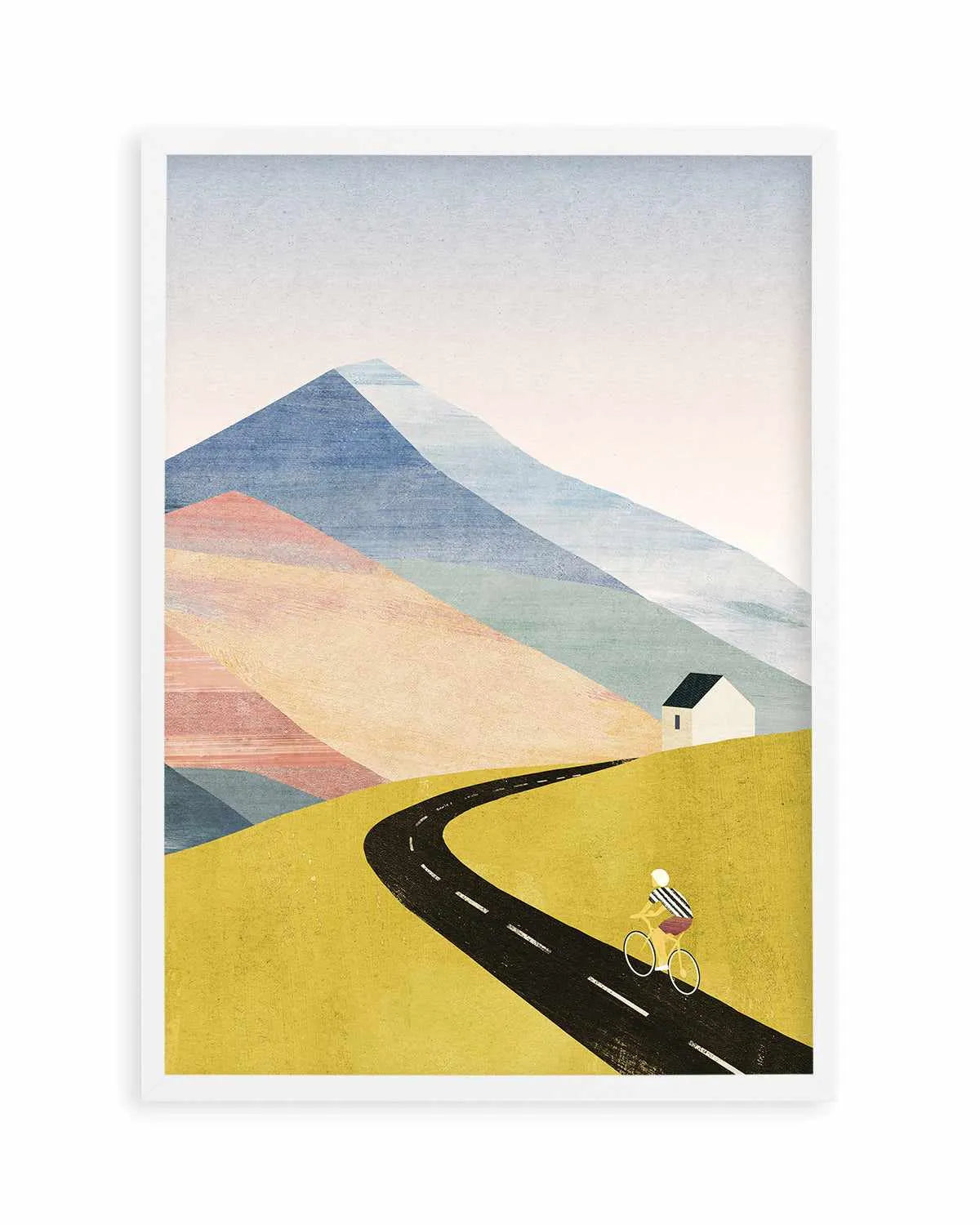 Cycling Home by Henry Rivers Art Print from Olive et Oriel where you can shop wallpaper and artworks online