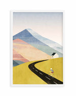 Cycling Home by Henry Rivers Art Print