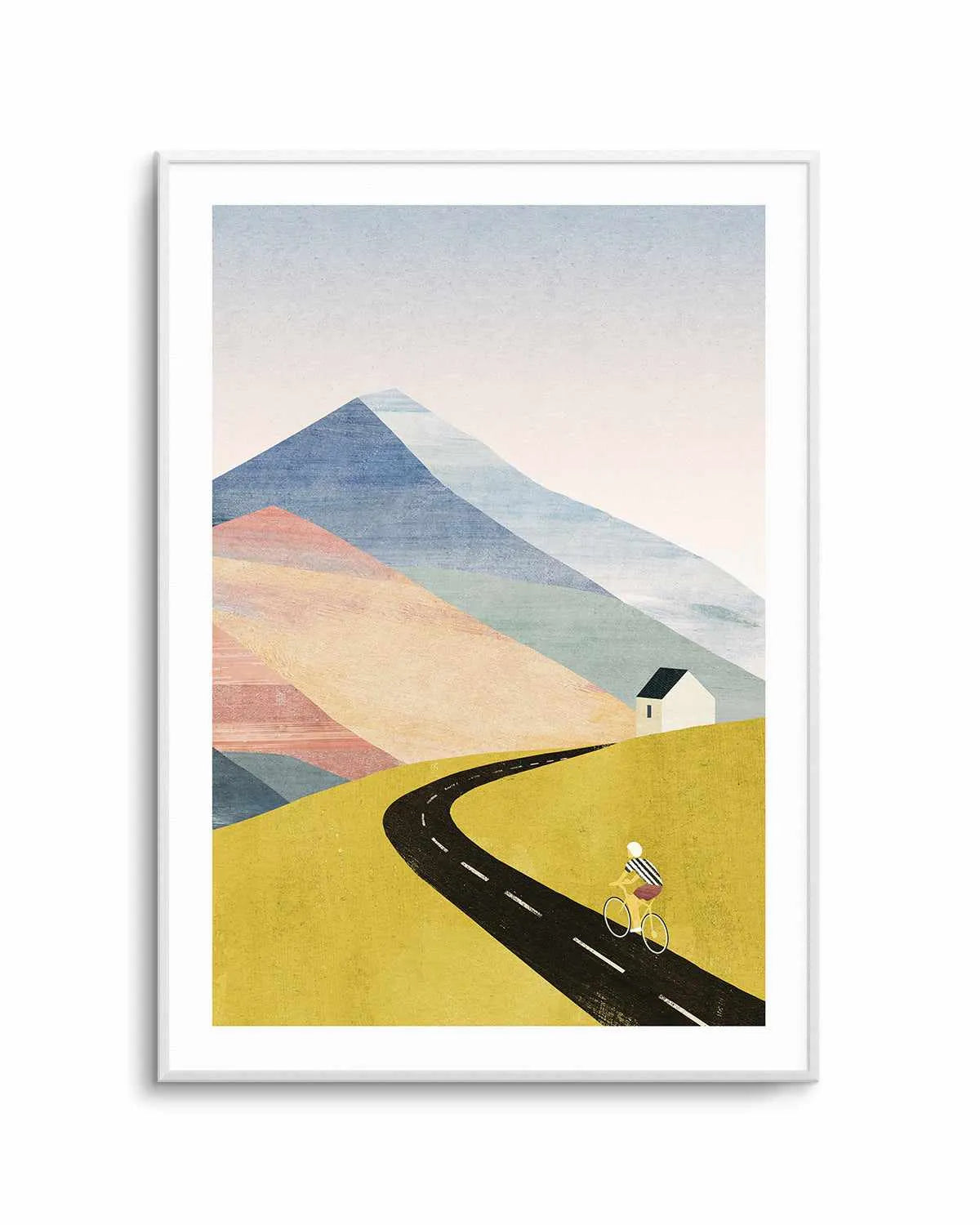 Cycling Home by Henry Rivers Art Print from Olive et Oriel where you can shop wallpaper and artworks online
