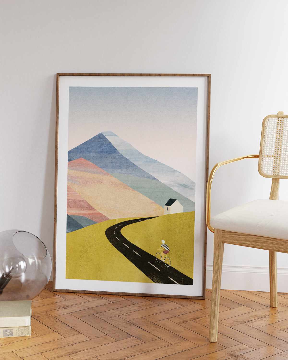 Cycling Home by Henry Rivers Art Print