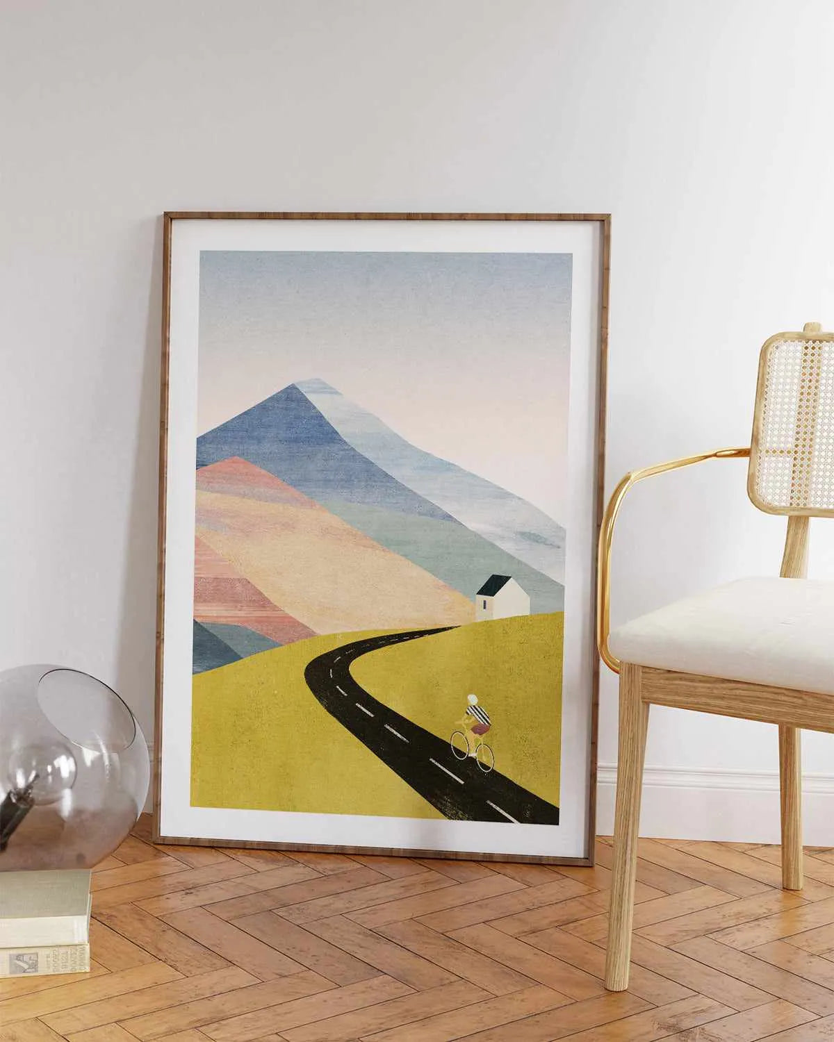 Cycling Home by Henry Rivers Art Print from Olive et Oriel where you can shop wallpaper and artworks online