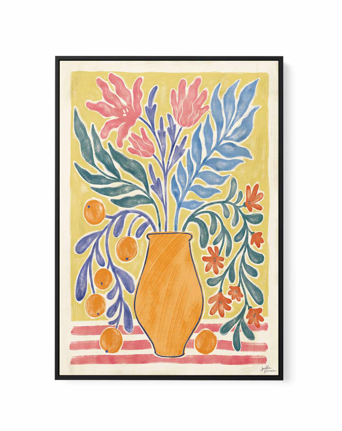 Cyprus Still Life V | Framed Canvas Art Print from Olive et Oriel where you can shop wallpaper and artworks online