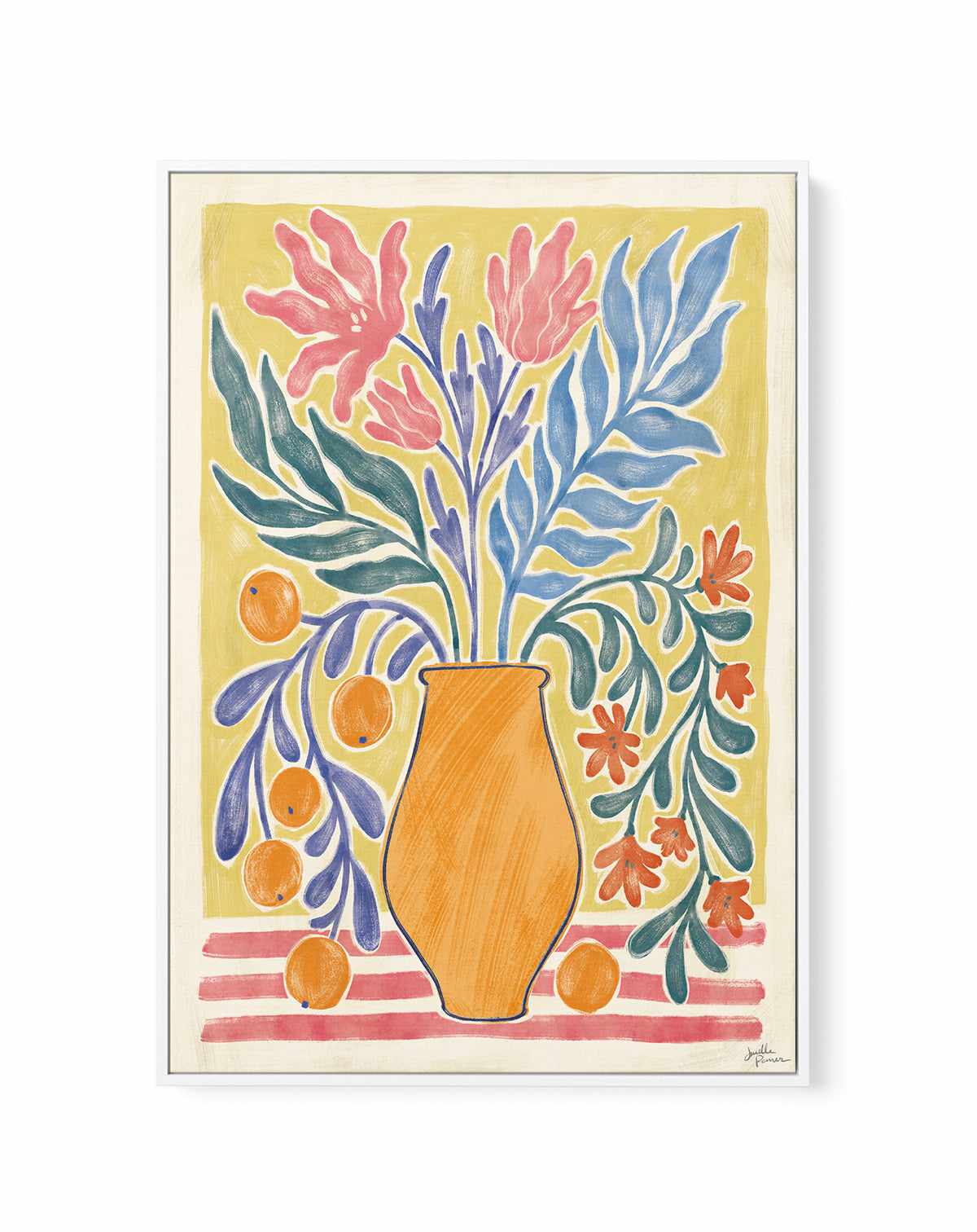 Cyprus Still Life V | Framed Canvas Art Print from Olive et Oriel where you can shop wallpaper and artworks online