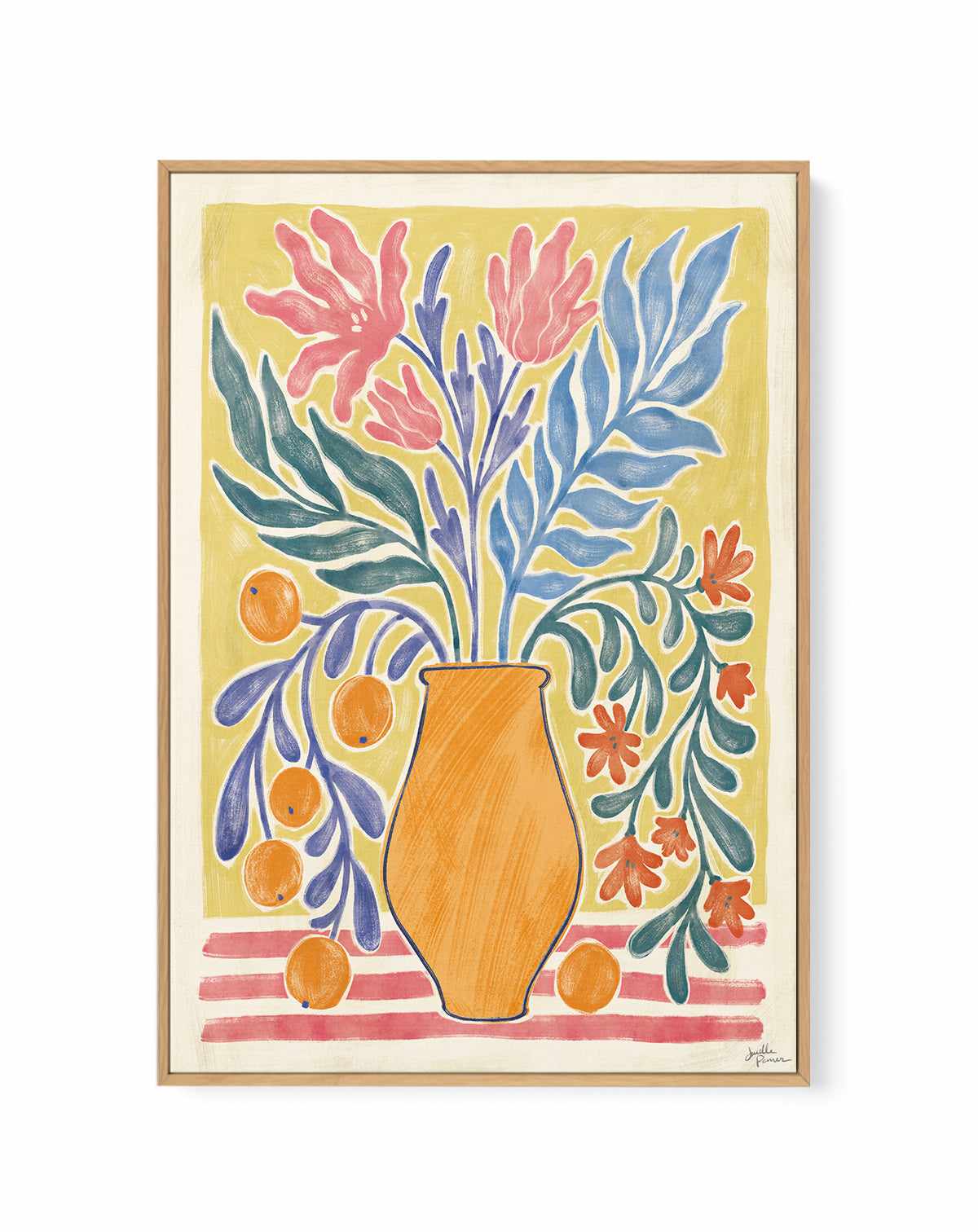 Cyprus Still Life V | Framed Canvas Art Print from Olive et Oriel where you can shop wallpaper and artworks online