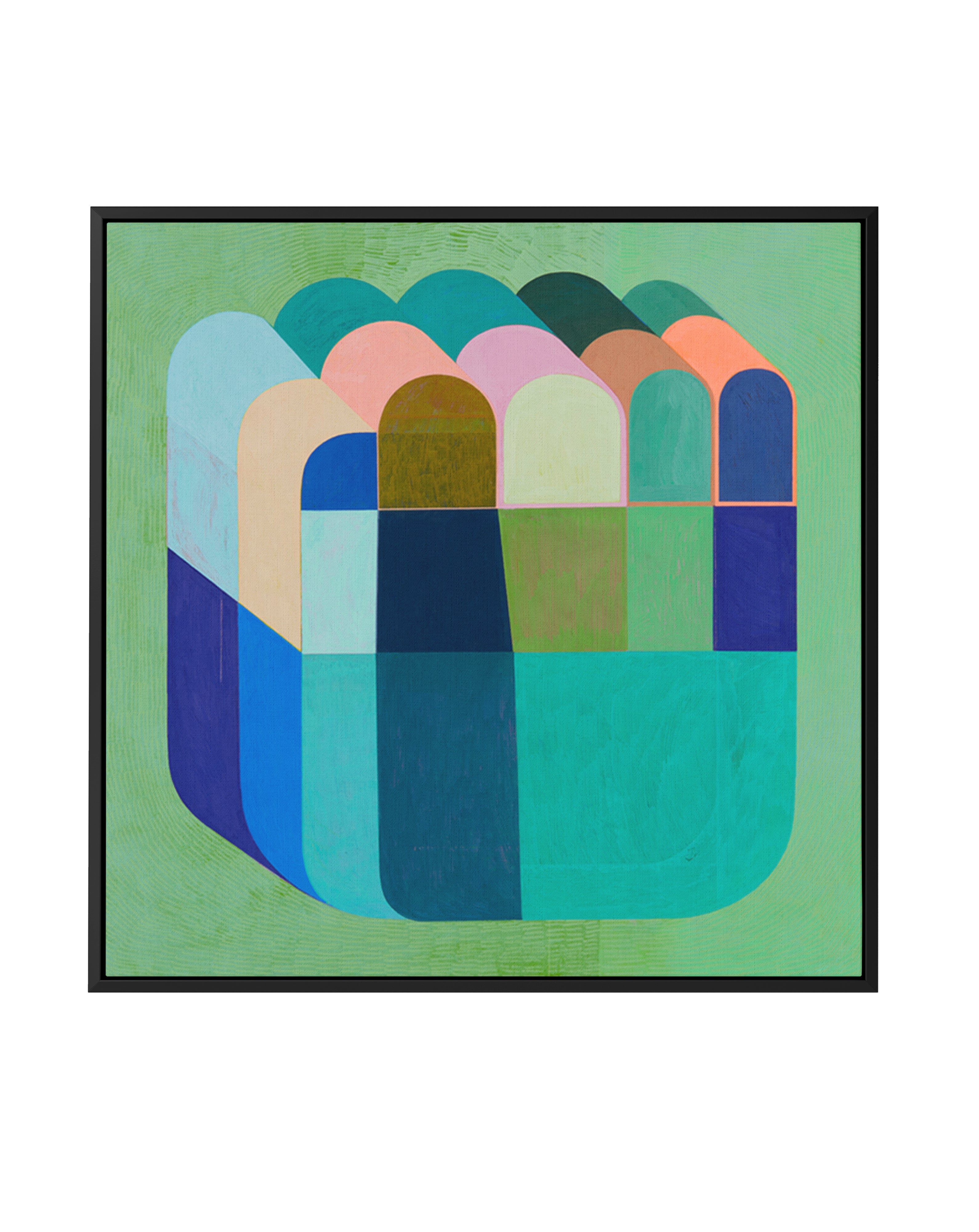 Seek by Naomi Taitz Duffy | Framed Canvas Art Print