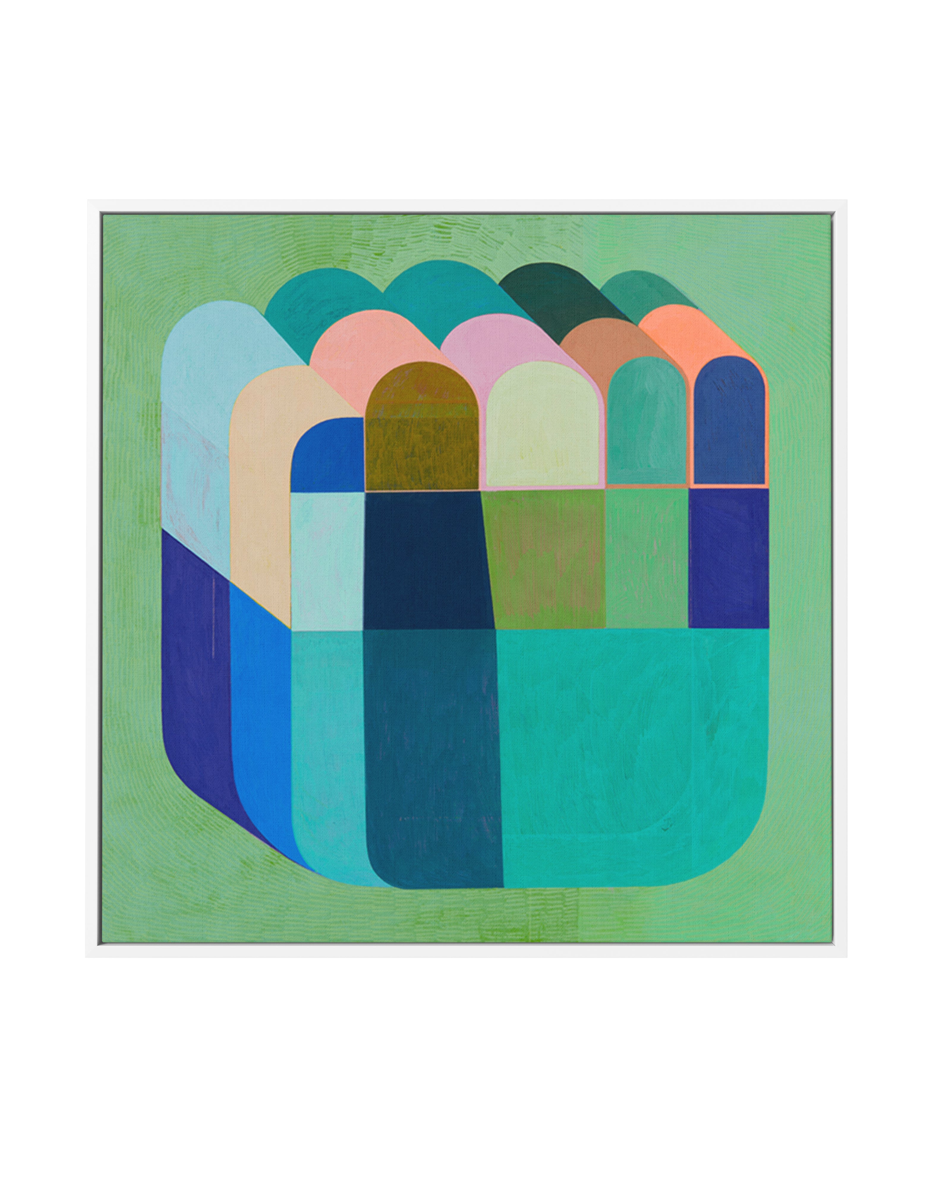 Seek by Naomi Taitz Duffy | Framed Canvas Art Print