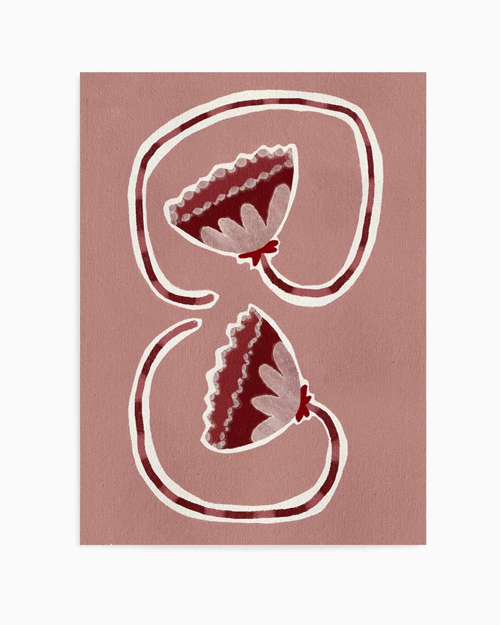 Delicate Bloom 16 by Shatha Al Dafai | Art Print from Olive et Oriel where you can shop wallpaper and artworks online