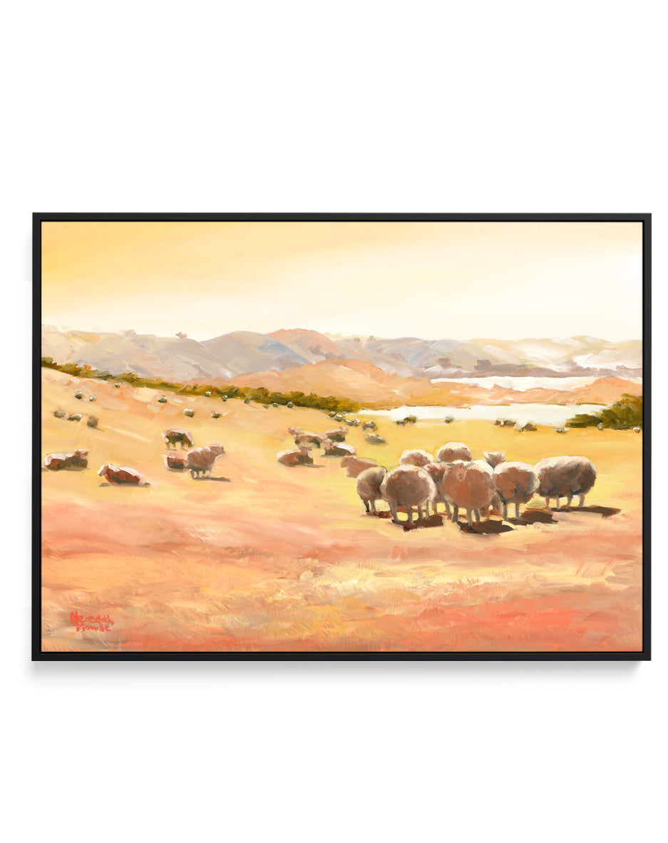 Directors Conference at Hill by Meredith Howse | Framed Canvas Art Print