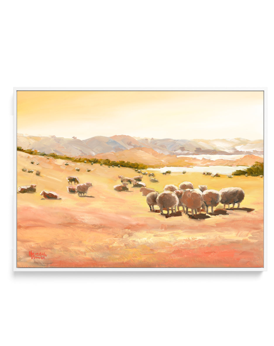 Directors Conference at Hill by Meredith Howse | Framed Canvas Art Print