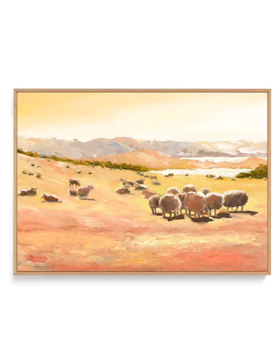 Directors Conference at Hill by Meredith Howse | Framed Canvas Art Print