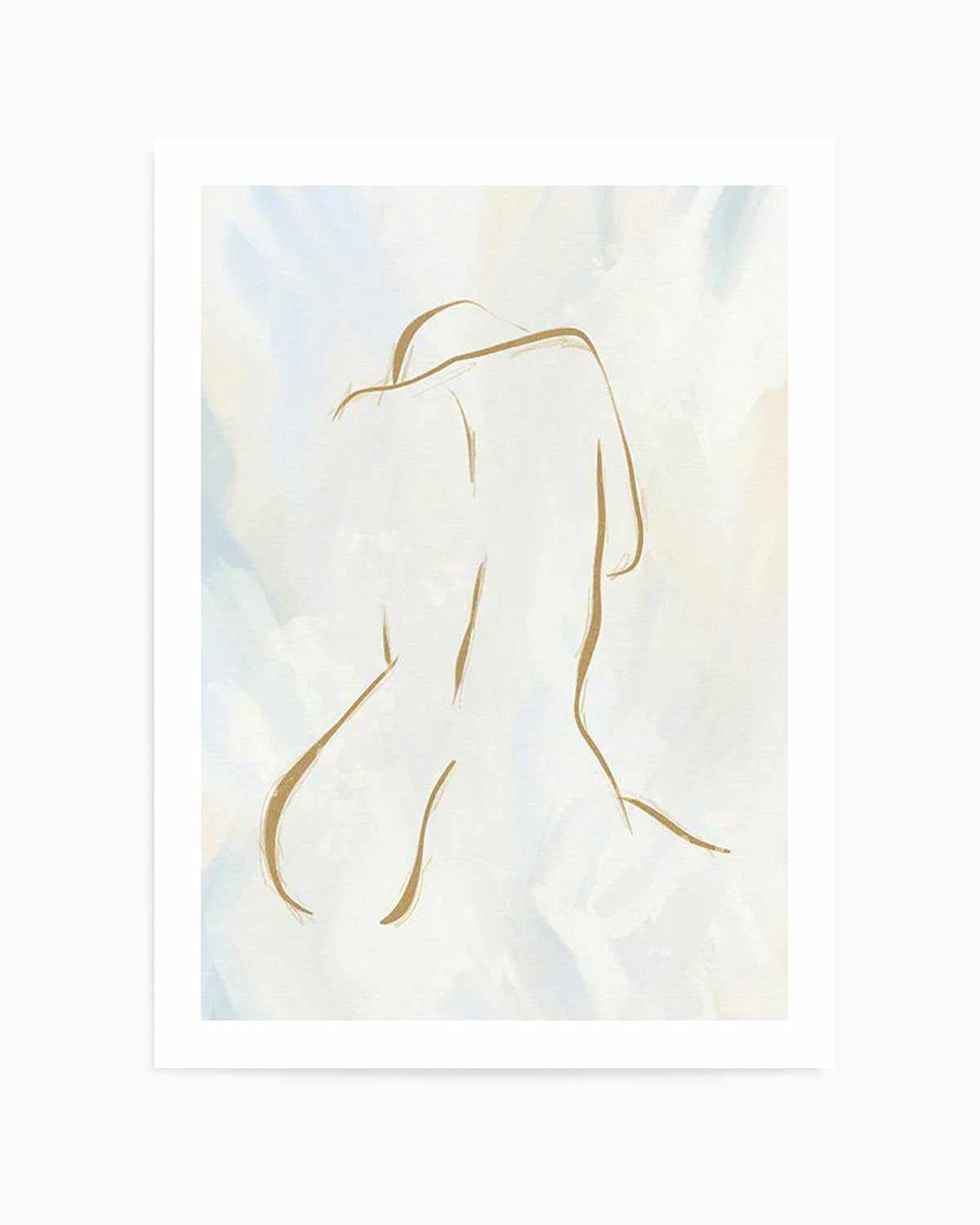 D'or Femme Art Print