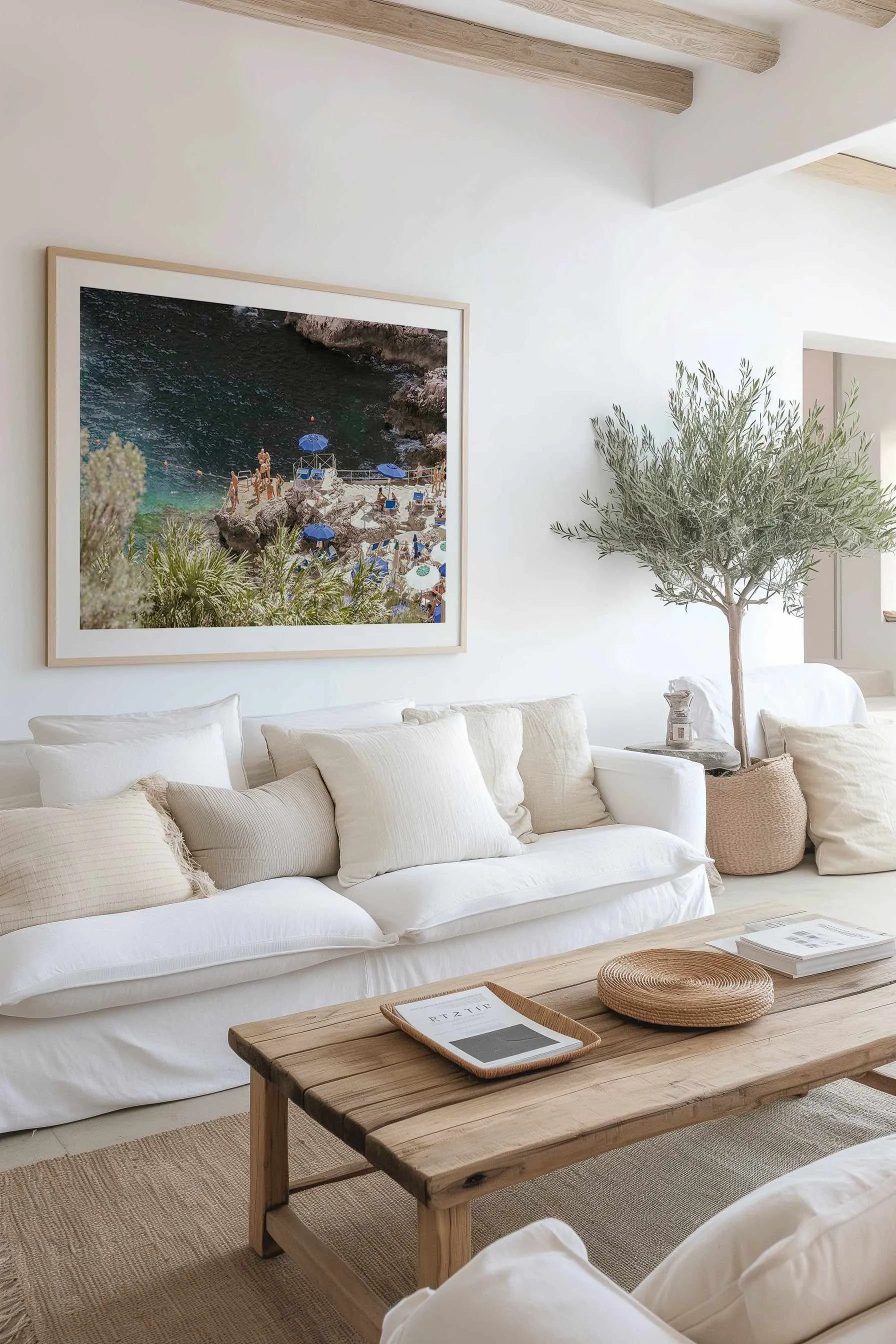 Da Luigi, Capri Art Print from Olive et Oriel where you can shop wallpaper and artworks online