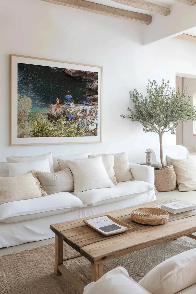 Da Luigi, Capri Art Print from Olive et Oriel where you can shop wallpaper and artworks online