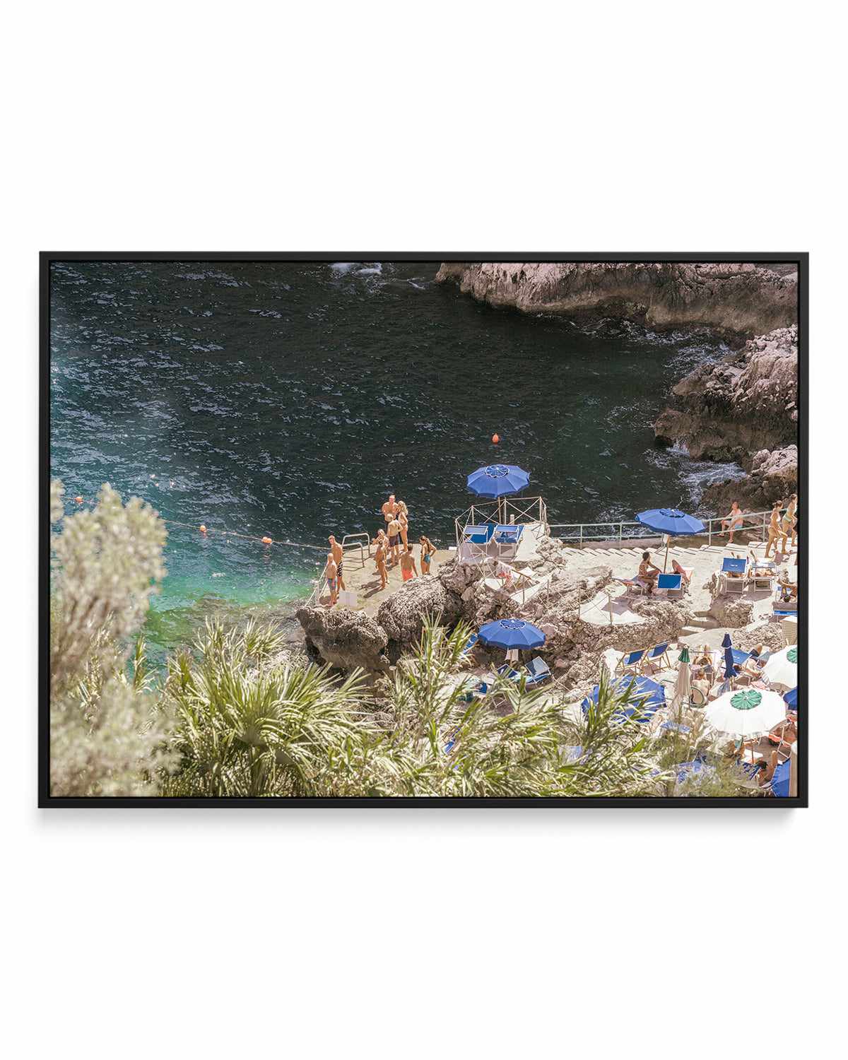 Da Luigi, Capri | Framed Canvas Art Print