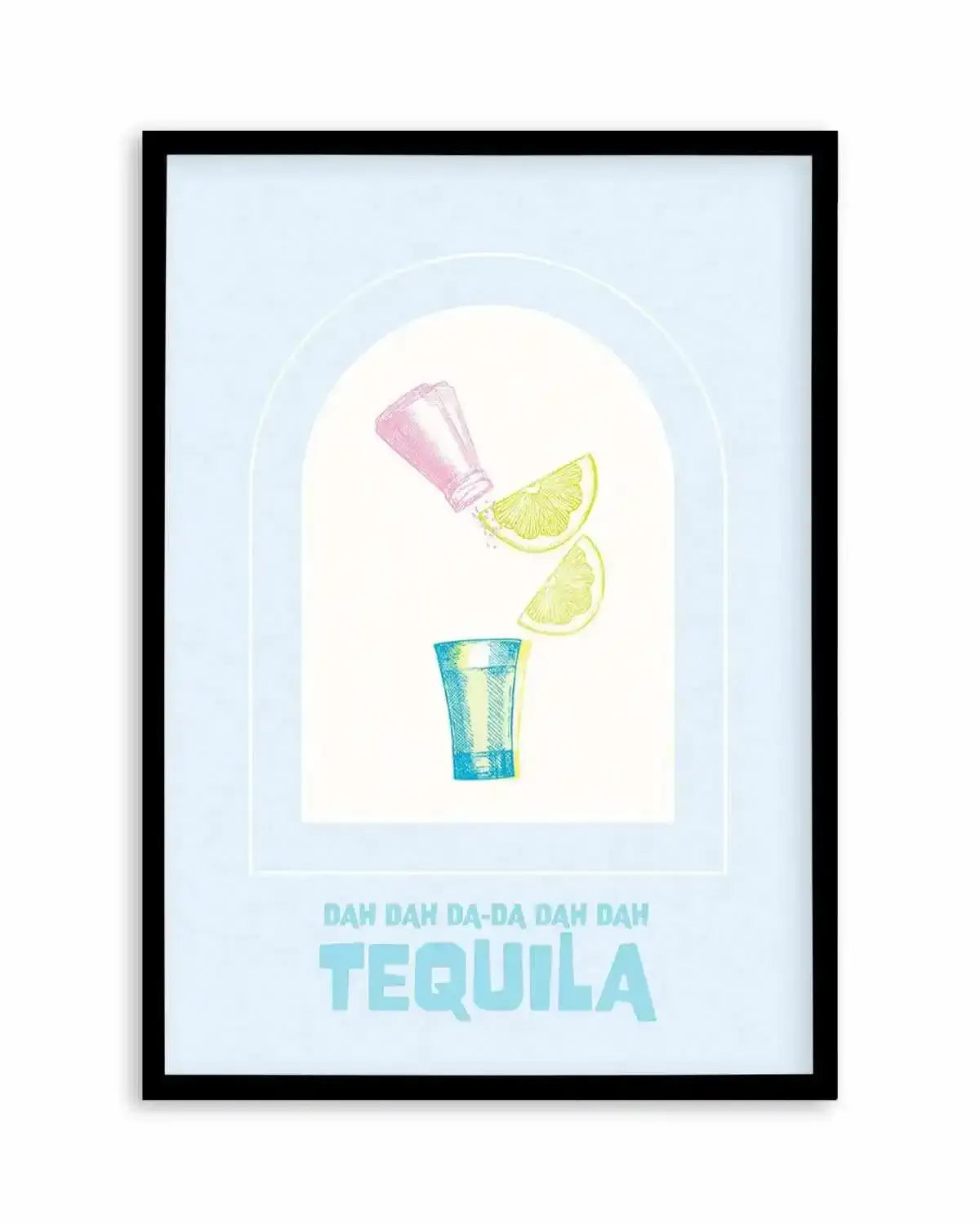 Dah Da-Da Tequila Art Print from Olive et Oriel where you can shop wallpaper and artworks online
