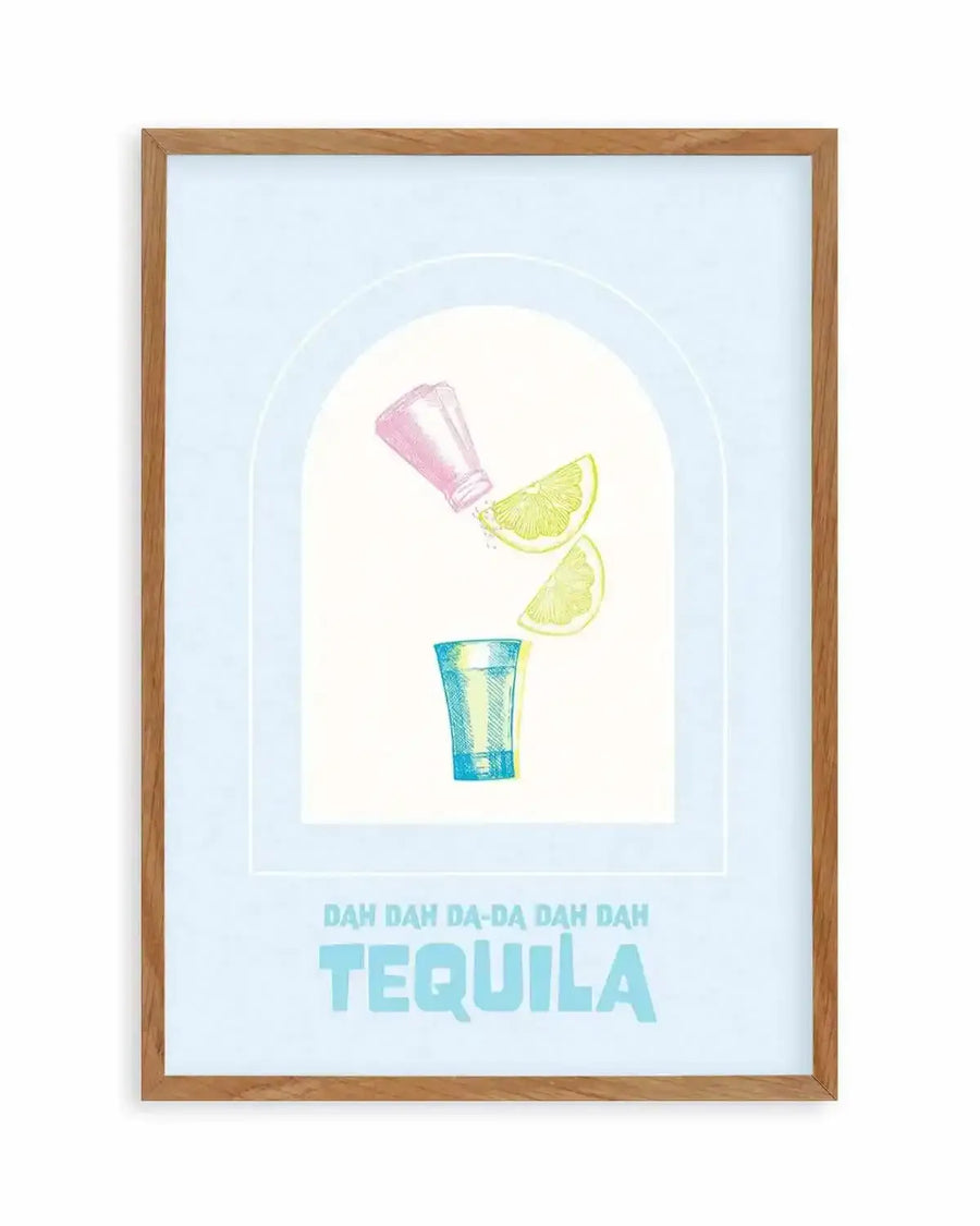 Dah Da-Da Tequila Art Print from Olive et Oriel where you can shop wallpaper and artworks online