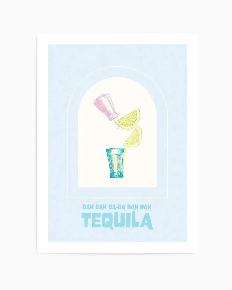 Dah Da-Da Tequila Art Print from Olive et Oriel where you can shop wallpaper and artworks online