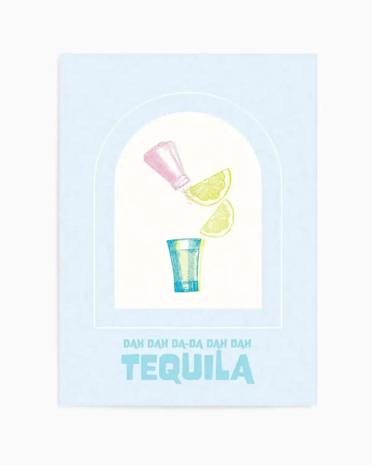 Dah Da-Da Tequila Art Print from Olive et Oriel where you can shop wallpaper and artworks online