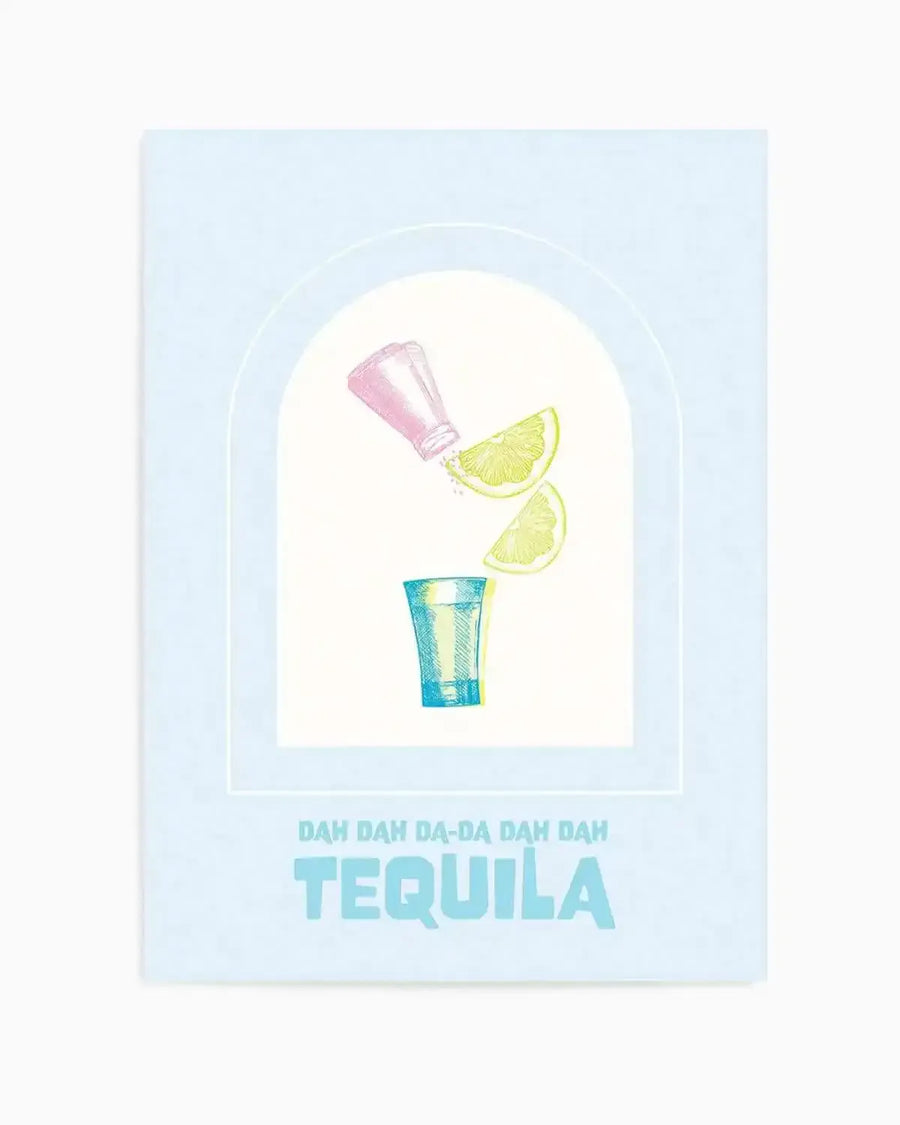 Dah Da-Da Tequila Art Print from Olive et Oriel where you can shop wallpaper and artworks online