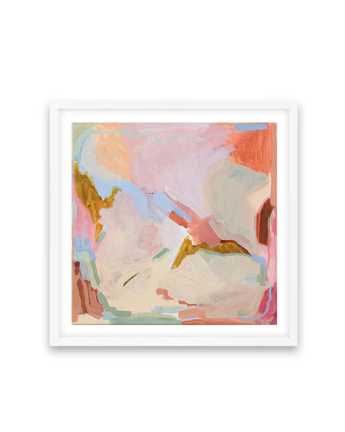 Dahlia by Jade Carnell Art Print-PRINT-Olive et Oriel-Jade Carnell-Buy-Australian-Art-Prints-Online-with-Olive-et-Oriel-Your-Artwork-Specialists-Austrailia-Decorate-With-Coastal-Photo-Wall-Art-Prints-From-Our-Beach-House-Artwork-Collection-Fine-Poster-and-Framed-Artwork